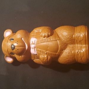 1974 A.J Renzi teddy bear piggy bank